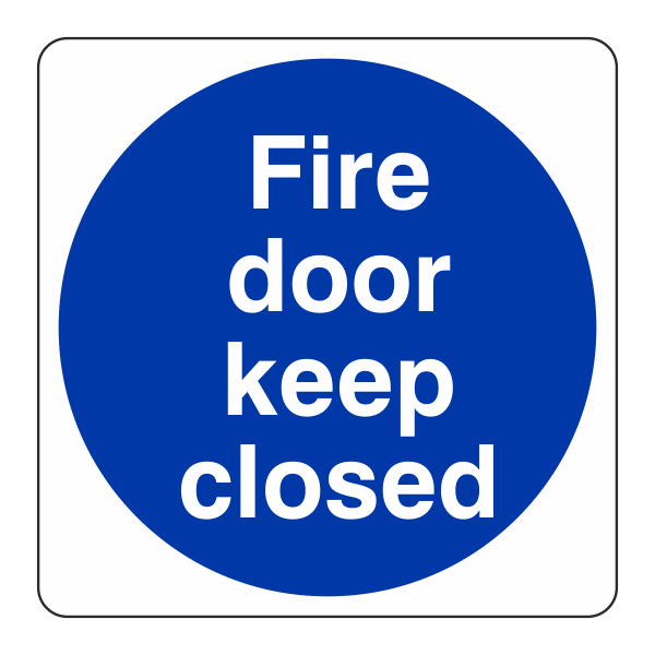 Fire Door Keep Closed Sign Medisave UK