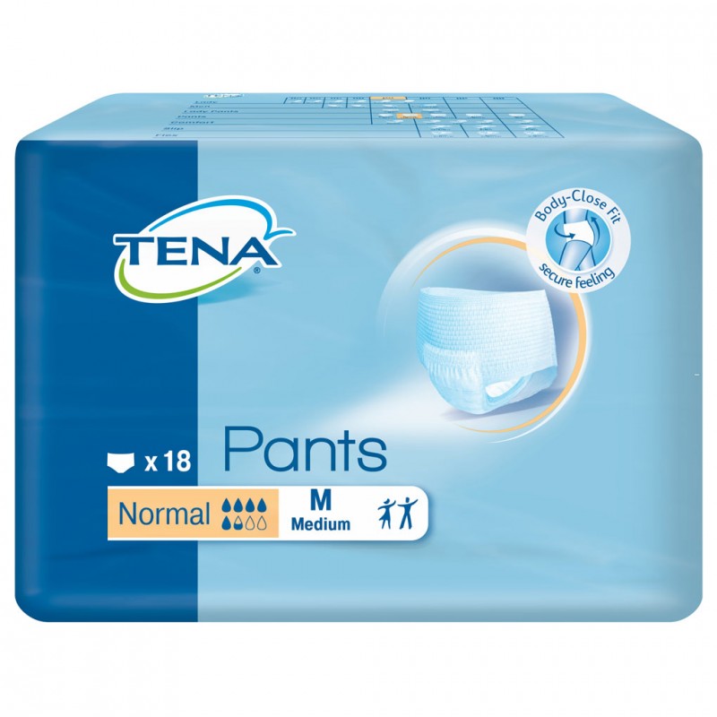 Tena Pants Normal Med - 18 Pack – Medisave UK