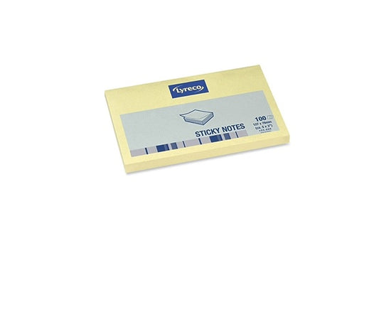 Sticky Notes 125x75mm 100-Sheet Yellow - Pack Of 12
