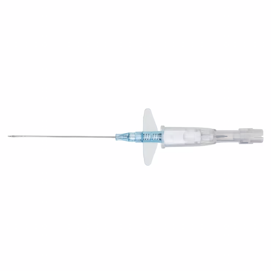 BD Cathena™ 22G x 1" Safety IV Catheter with Wings - Box of 30 - Becton Dickinson