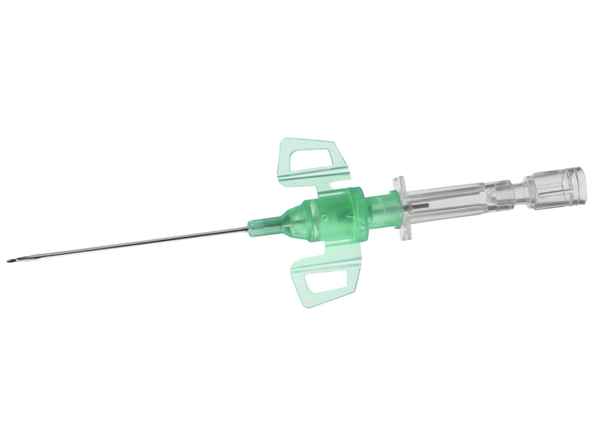 B Braun Introcan Safety 3 PUR IV Catheter - 18G - 45mm - Green - BBraun