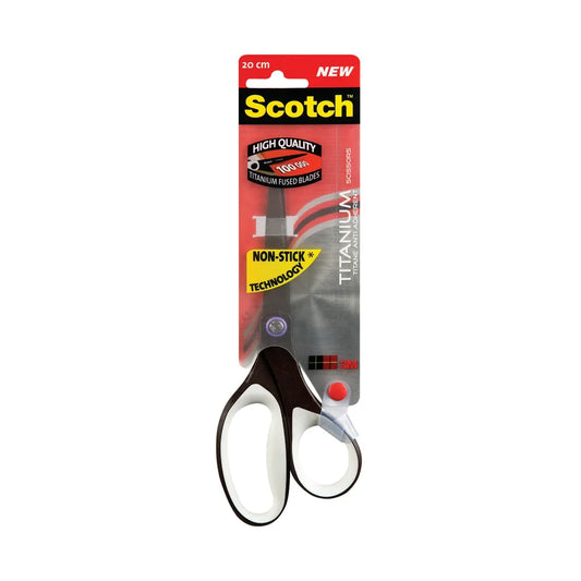 Scotch Titanium Non-Stick Scissors 200mm Black - Vow