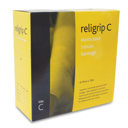 Religrip Elasticated Tubular Bandage - Natural - 10 Meters - Reliance