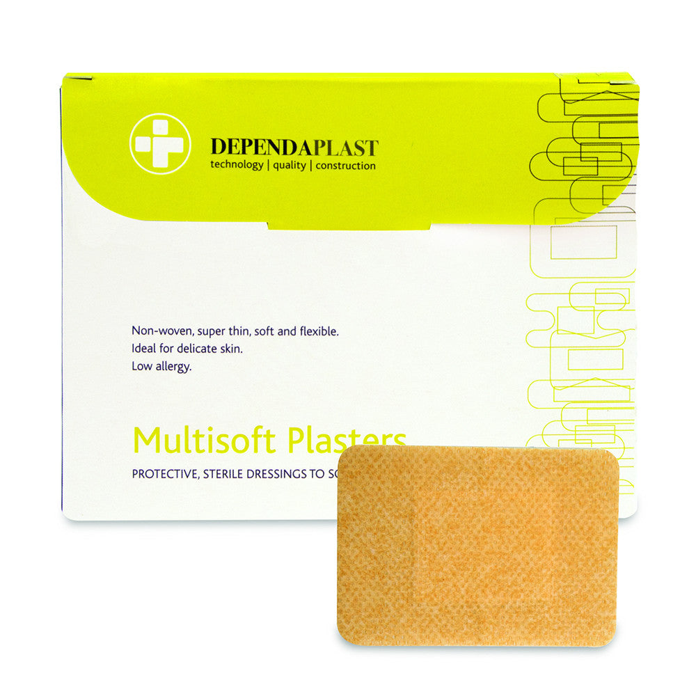 Dependaplast Multisoft Plasters 7.5cm x 5cm - Box of 50 - Reliance