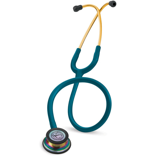 Littmann Classic III Monitoring Stethoscope: Caribbean Blue Rainbow 5807 - Freshers Voucher - Littmann Stethoscopes