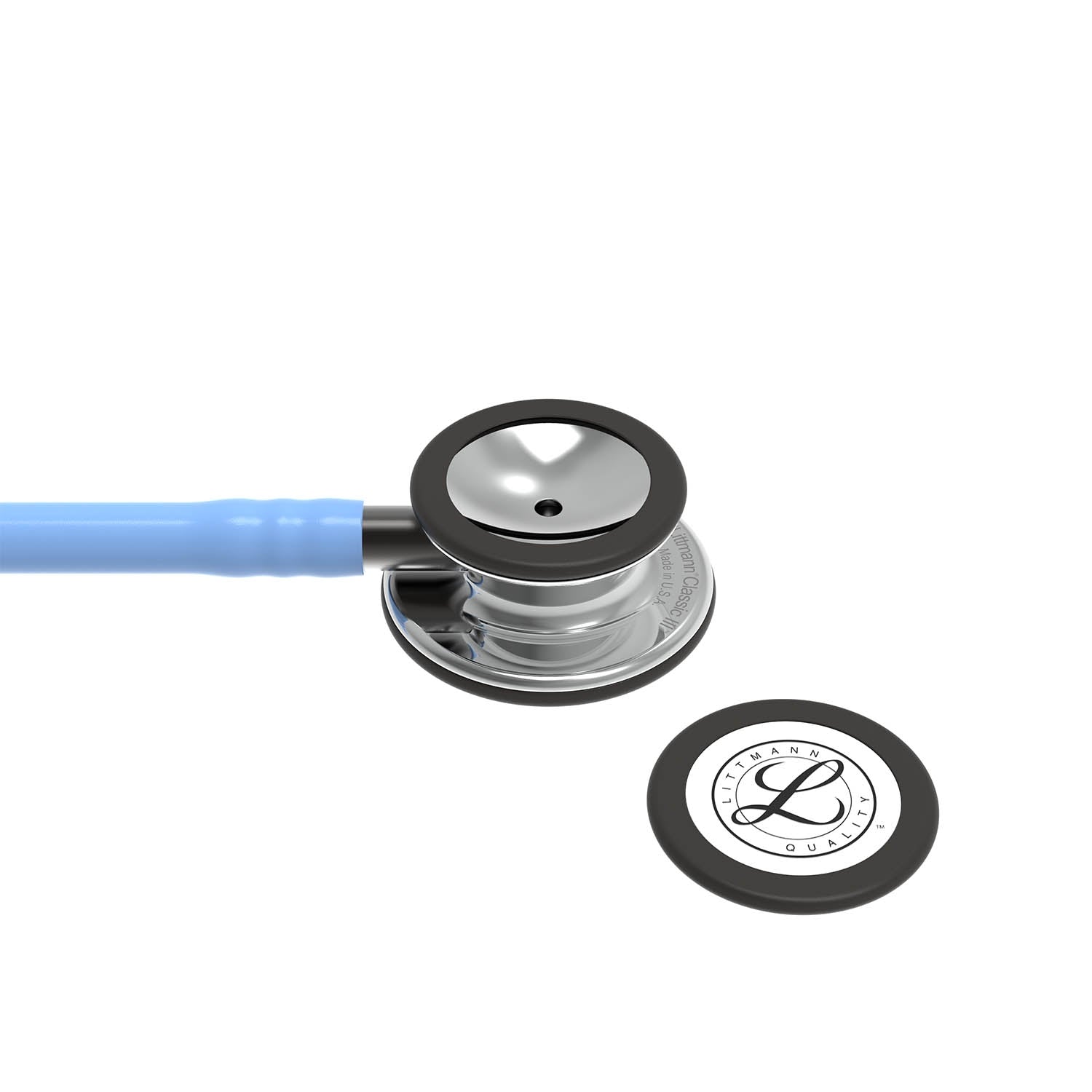 Littmann Classic III Monitoring Stethoscope: Mirror & Ceil Blue - Smoke Stem 5959 - Freshers Voucher - Littmann Stethoscopes