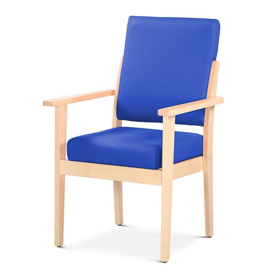 Alderbury Medium Back Chair - Vinyl Delft - Bristol Maid