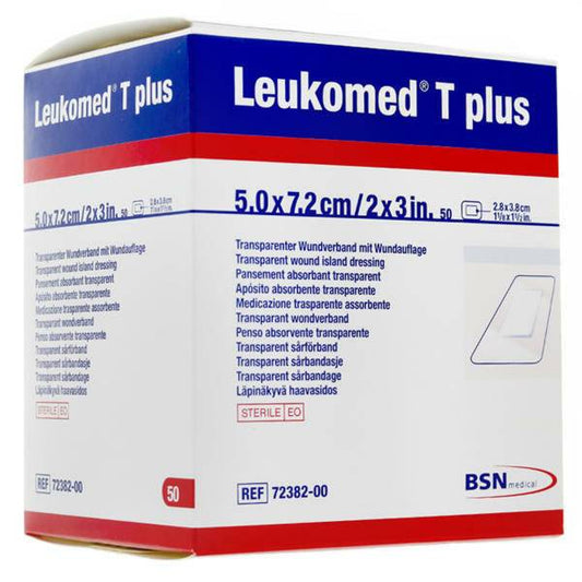 Leukomed Dressing 7.2cm x 5cm (pad size 3cm x 4cm) Pack of 50 - CLEARANCE - 