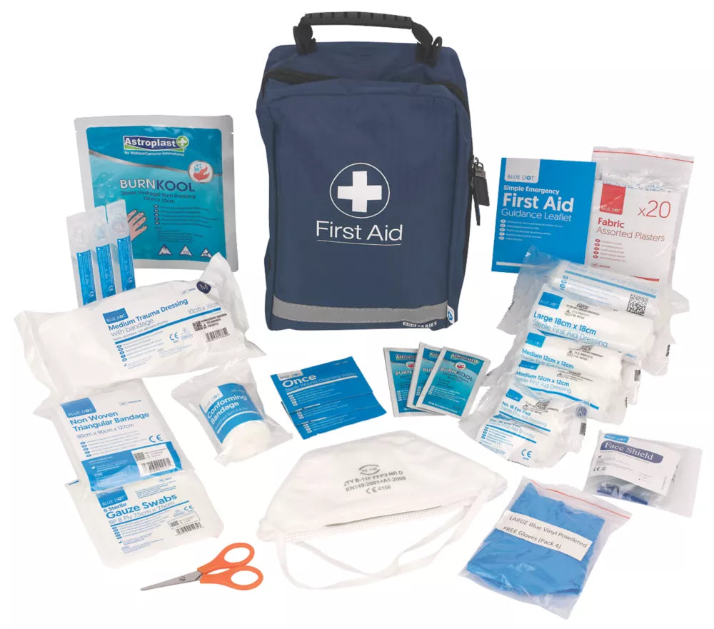 Builders First Aid Kit (994JR-0001) - Blue Dot