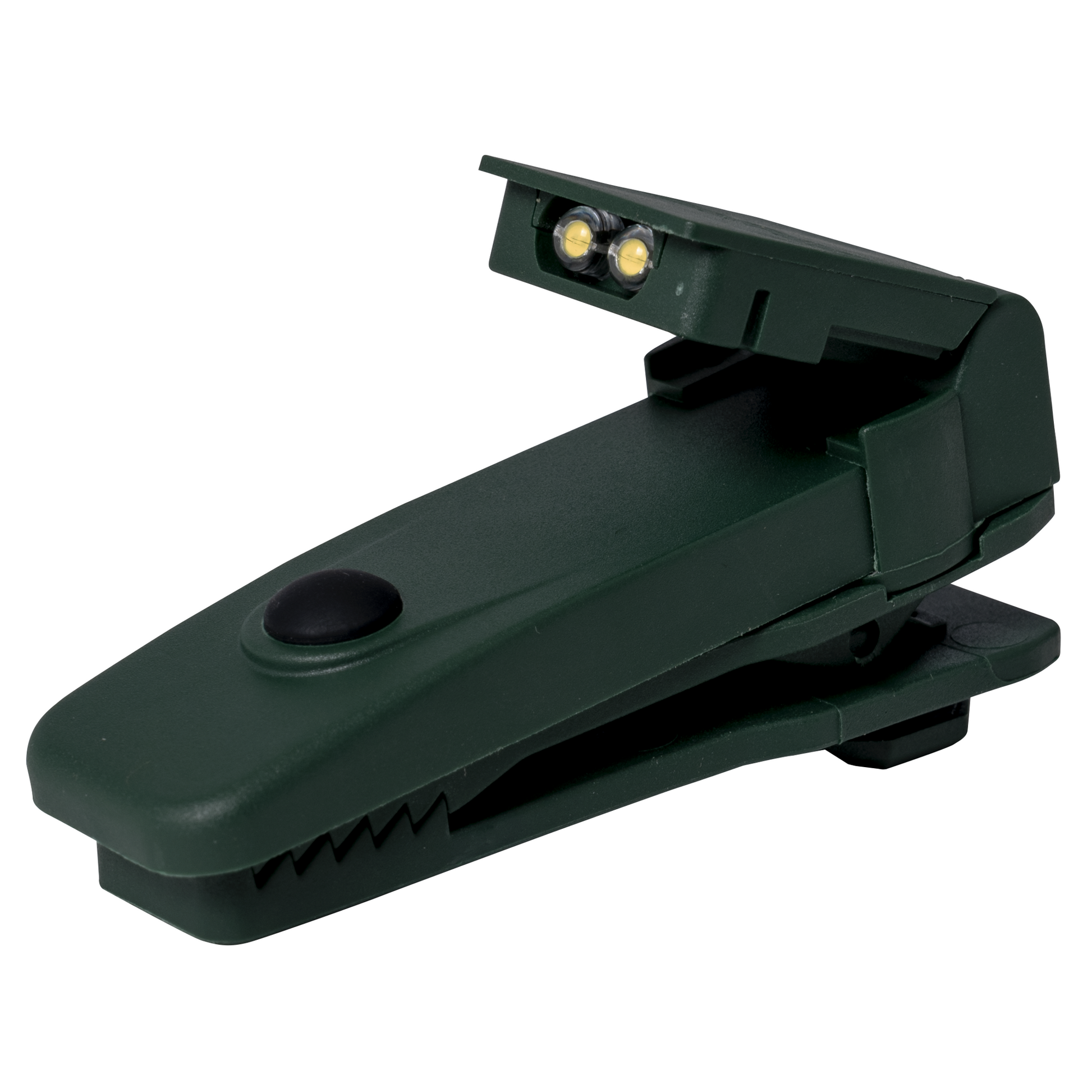 Clip-on Torch With Dual LED - Dark Green - Niton999