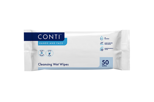 Conti Wet Wipe - Pack of 50 Wipes - Vernacare