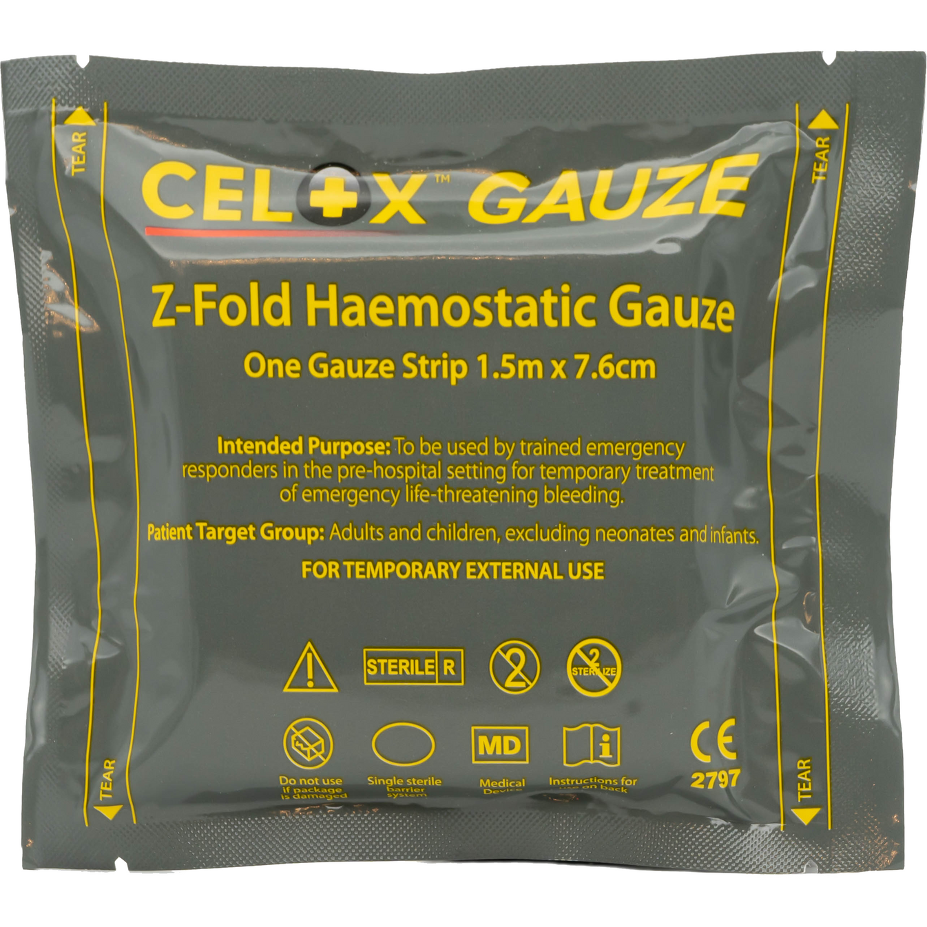 Celox Haemostatic Gauze - 5ft Z-Fold – Medisave UK