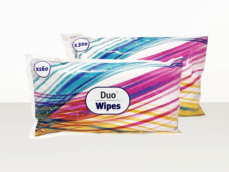 Tristel Duo wipes 2 x Pack of 160 - 3S Healthcare