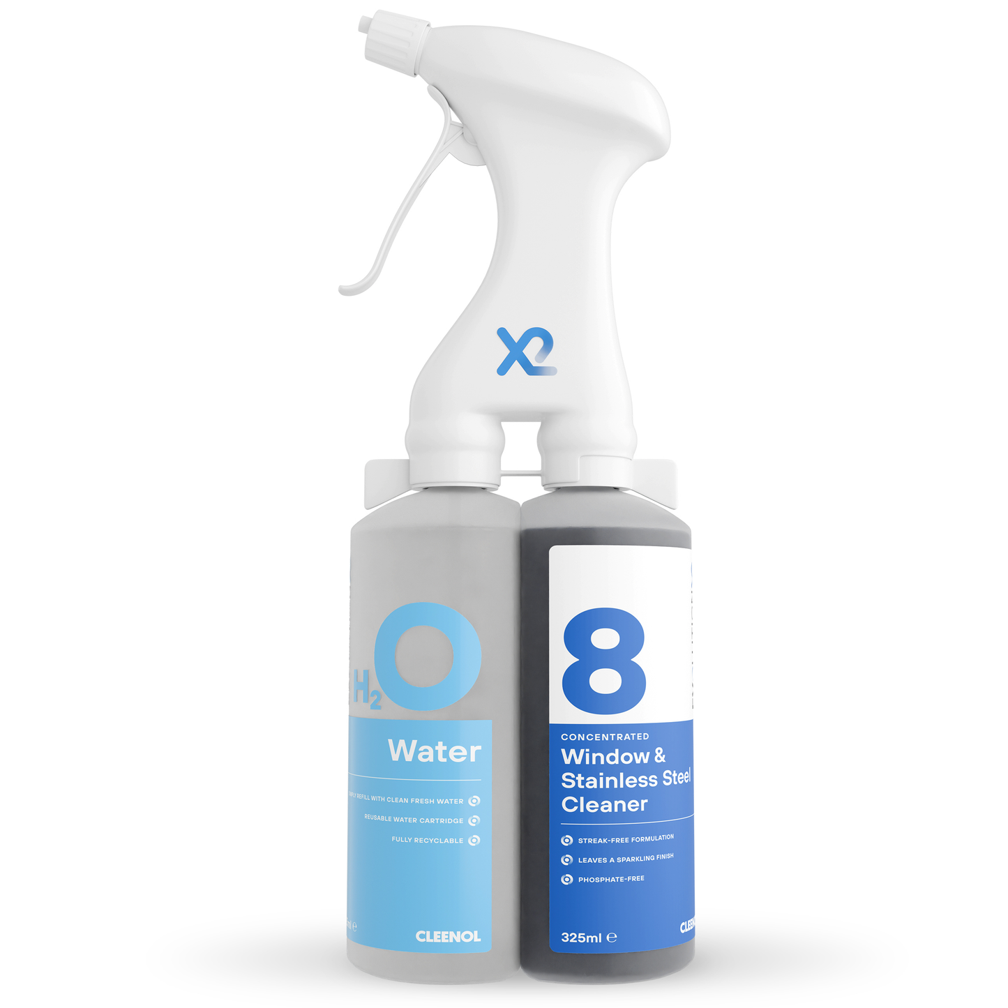 Window & Stainless Steel Cleaner 325ml - Cleenol