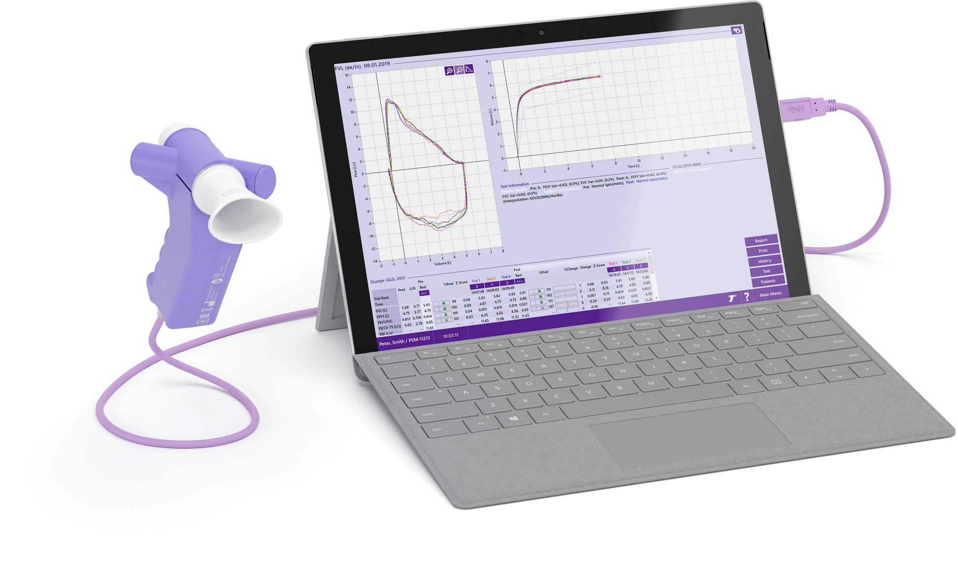 Ndd Easy-On PC Spirometer - 