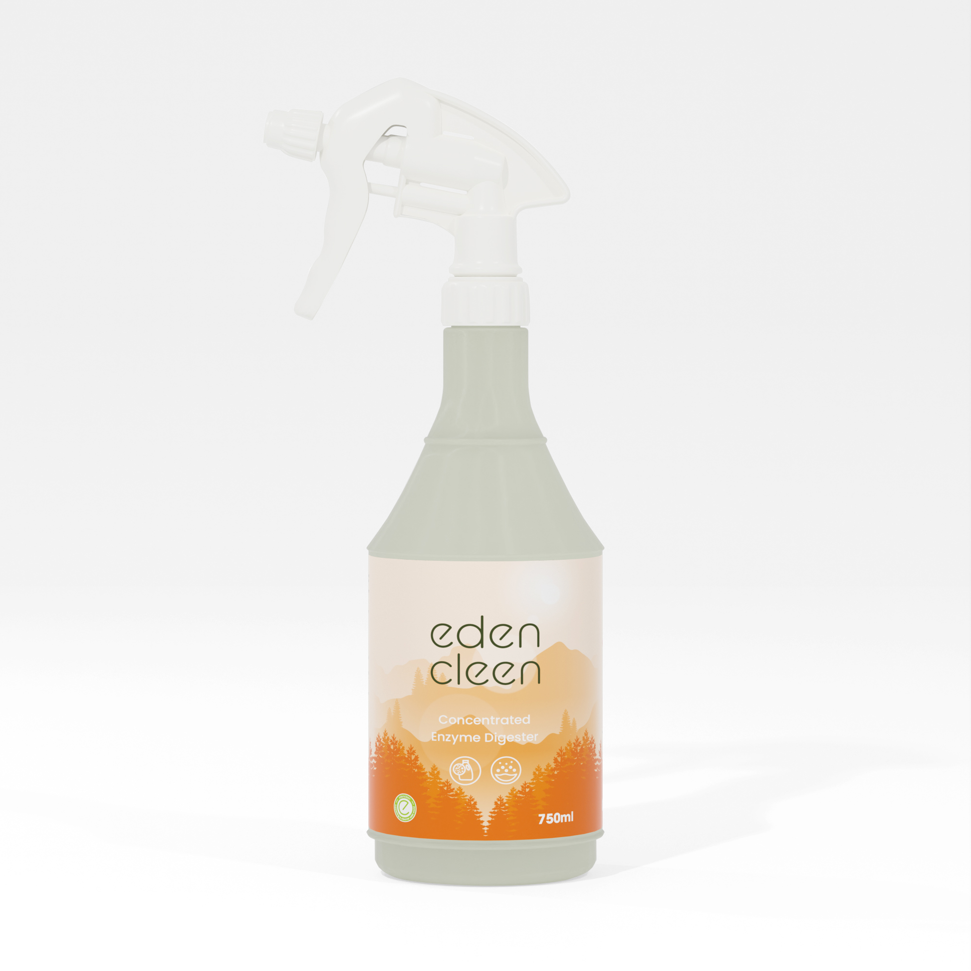 Edencleen Concentrated Enzyme Digester 750ml - Empty Flask - Cleenol