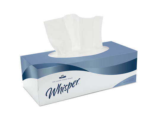 2 ply Optimum White Facial Tissue - Pack of 100 Sheets - Fourstones