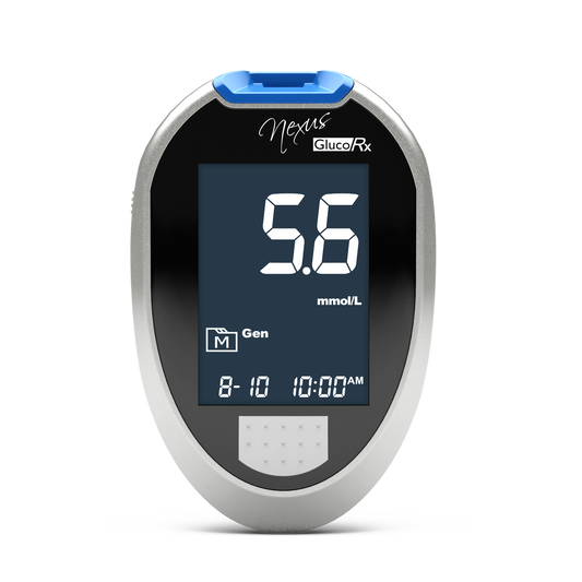 GlucoRx Nexus Blood Glucose Meter - 