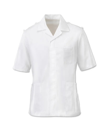 Men's White Epaulette Tunic - 36 Inch Chest - Alexandra