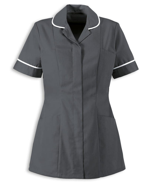 Traditional Nurses Tunic with Contemporary Cut - Convoy Grey - Alexandra