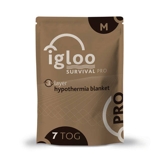 Igloo 7 Tog Emergency Thermal Blanket - 3Layer Medium Coyote Brown - 