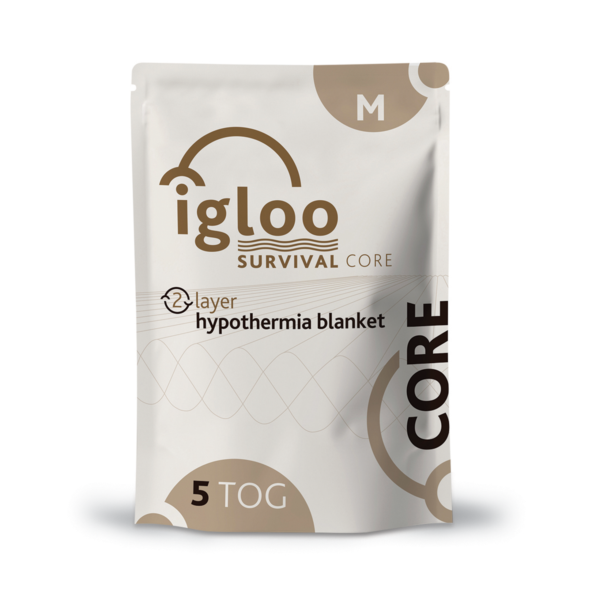 Igloo 5 Tog Emergency Thermal Blanket - 2Layer Medium CORE - 