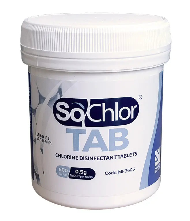 SoChlor TAB 0.5g x 600 - GV Health