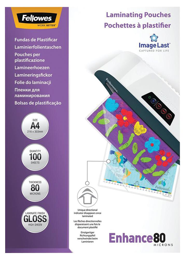 A4 80 Micron Laminating Pouches - Pack of 100 - Vow