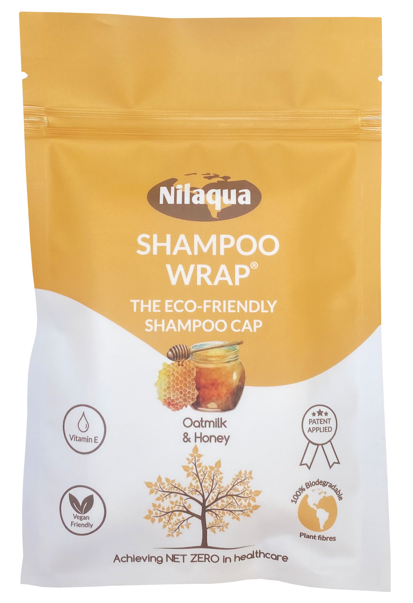 Nilaqua Shampoo Wrap Oatmilk and Honey - Nilaqua