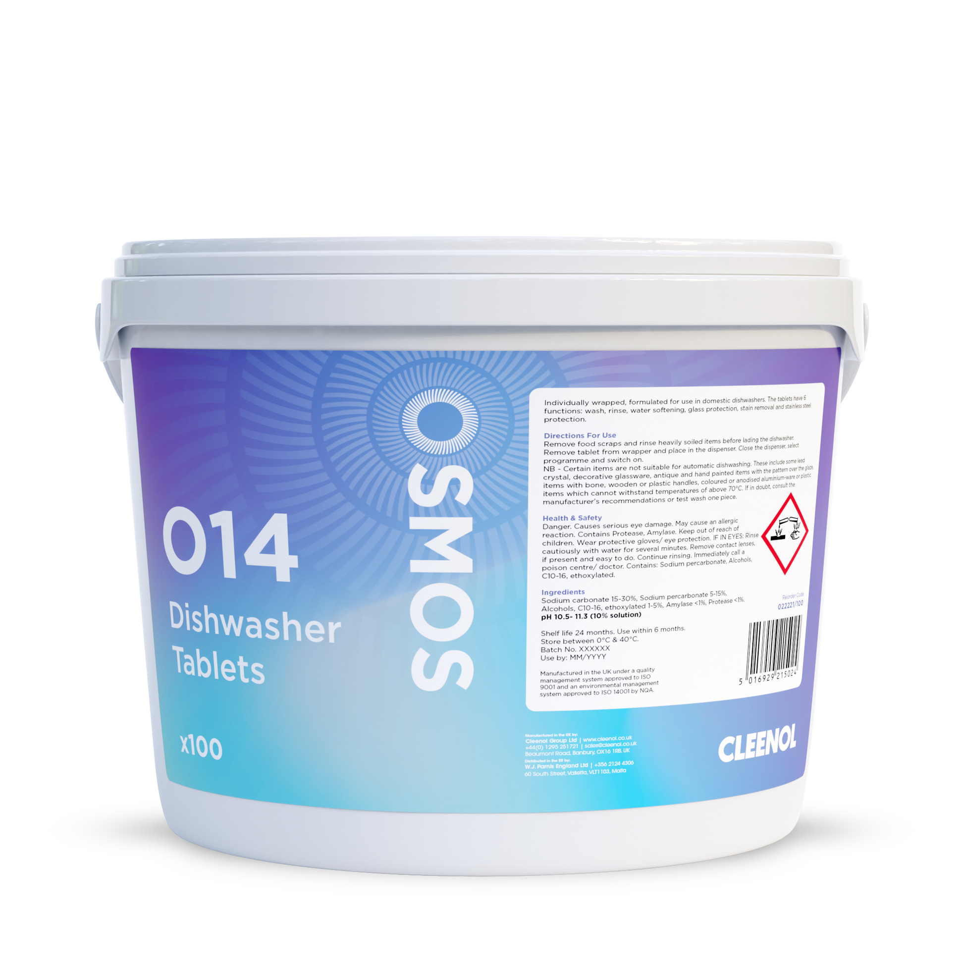 Osmos Dishwashing Tablets x 100 - Cleenol