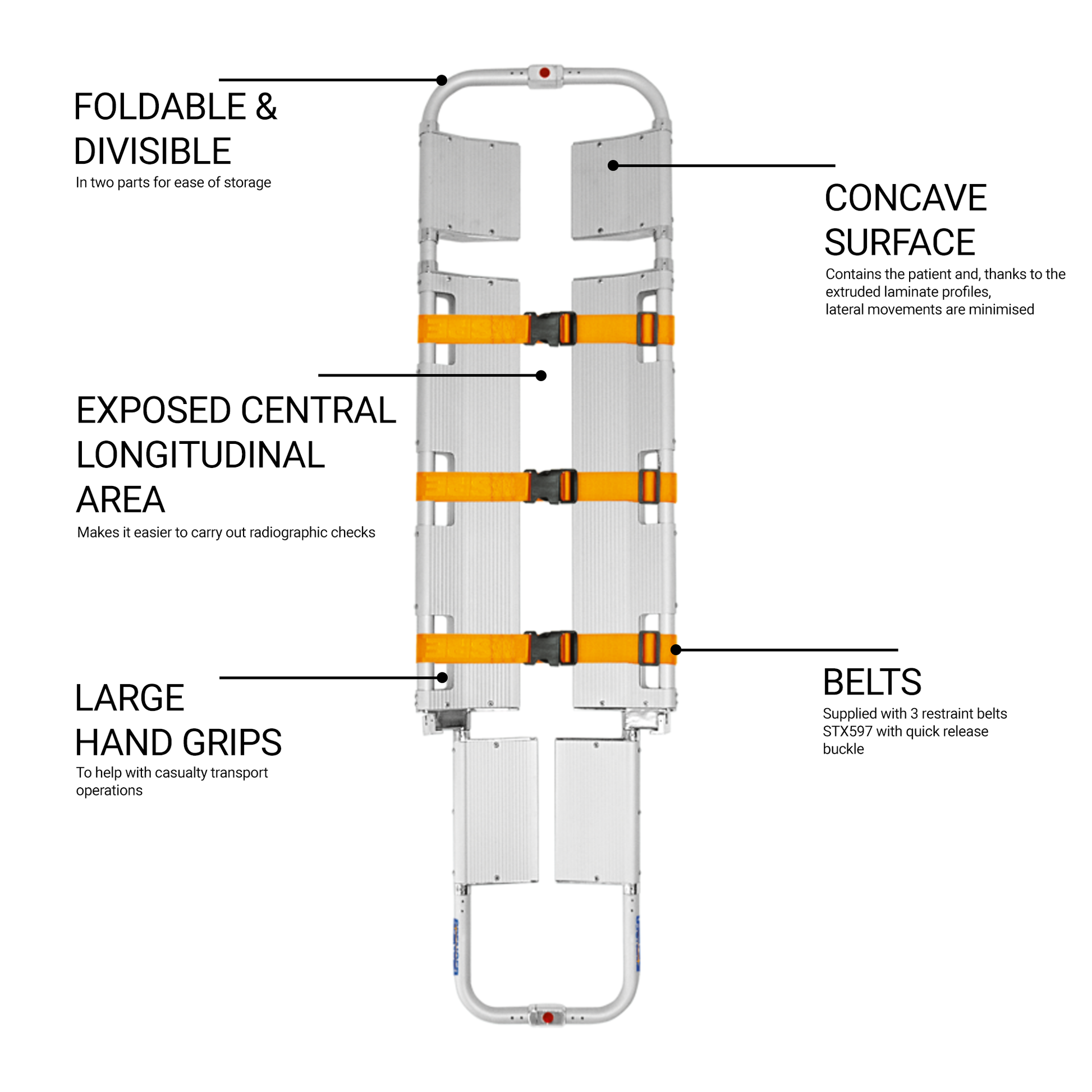 SPENCER® SX-R Pick-up Stretcher - Spencer