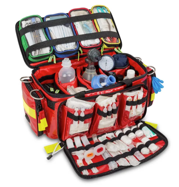 Elite's Flex-Tarp Basic Life Support Emergency Bag - Red - Elite Bags