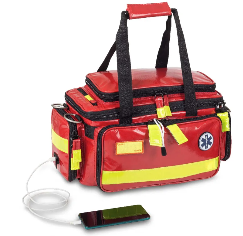 Elite's Flex-Tarp Basic Life Support Emergency Bag - Red - Elite Bags