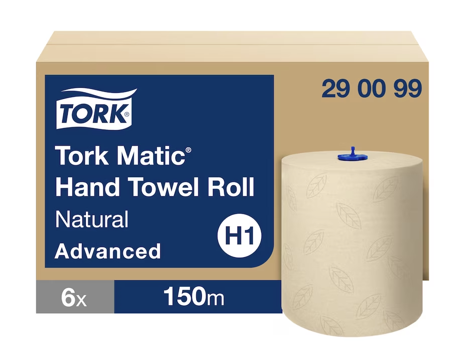 Tork Matic Natural Hand Towel Roll, Advanced (6x1) - Tork