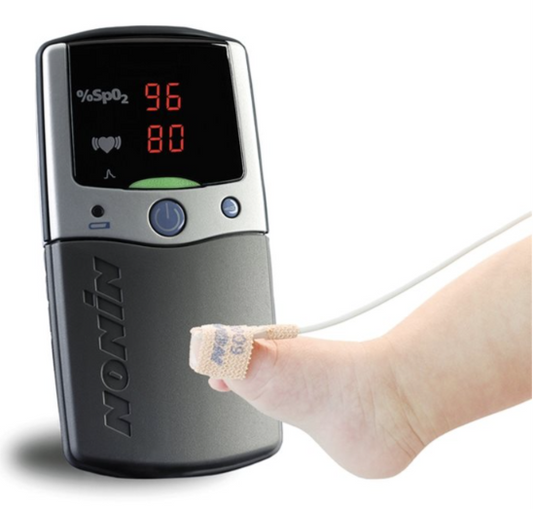 Nonin PalmSAT 2500 Handheld Pulse Oximeter. Nonin Purelight Sensor, Infant - ProAct