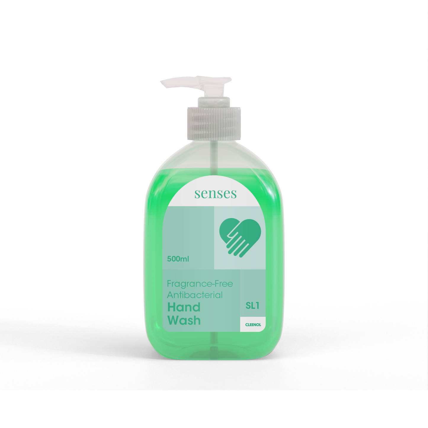 Senses Green Bactericidal Liquid Soap - Triclosan Free - 500ml - Cleenol