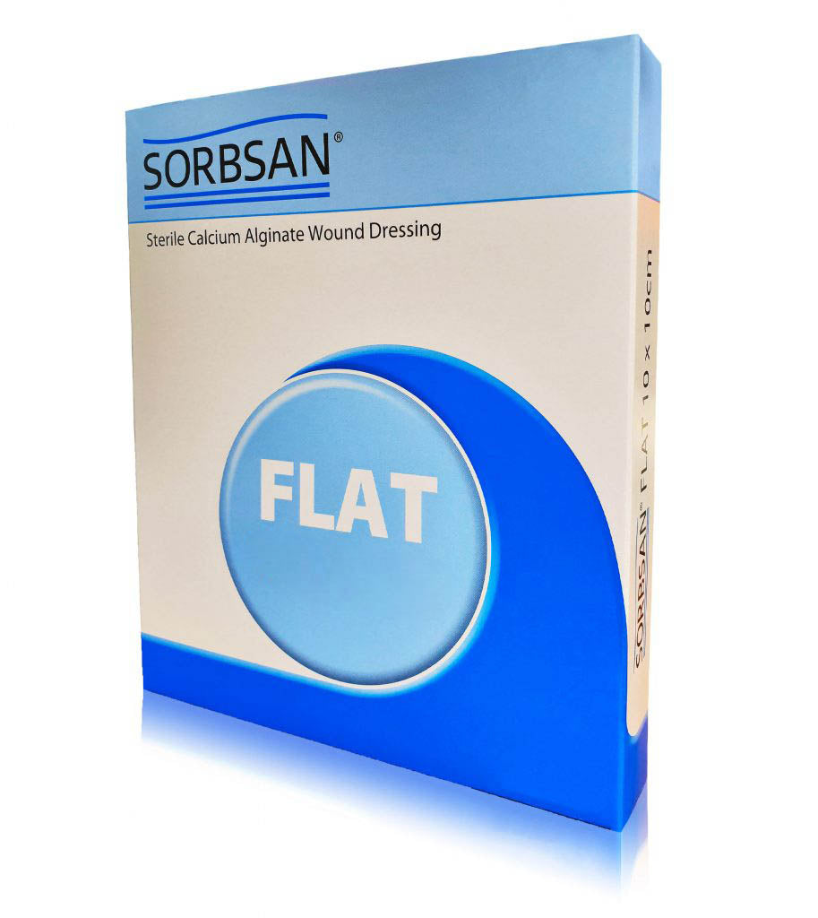 SORBSAN Flat Sterile Dressings - 5cm x 5cm - SOL-Millenium