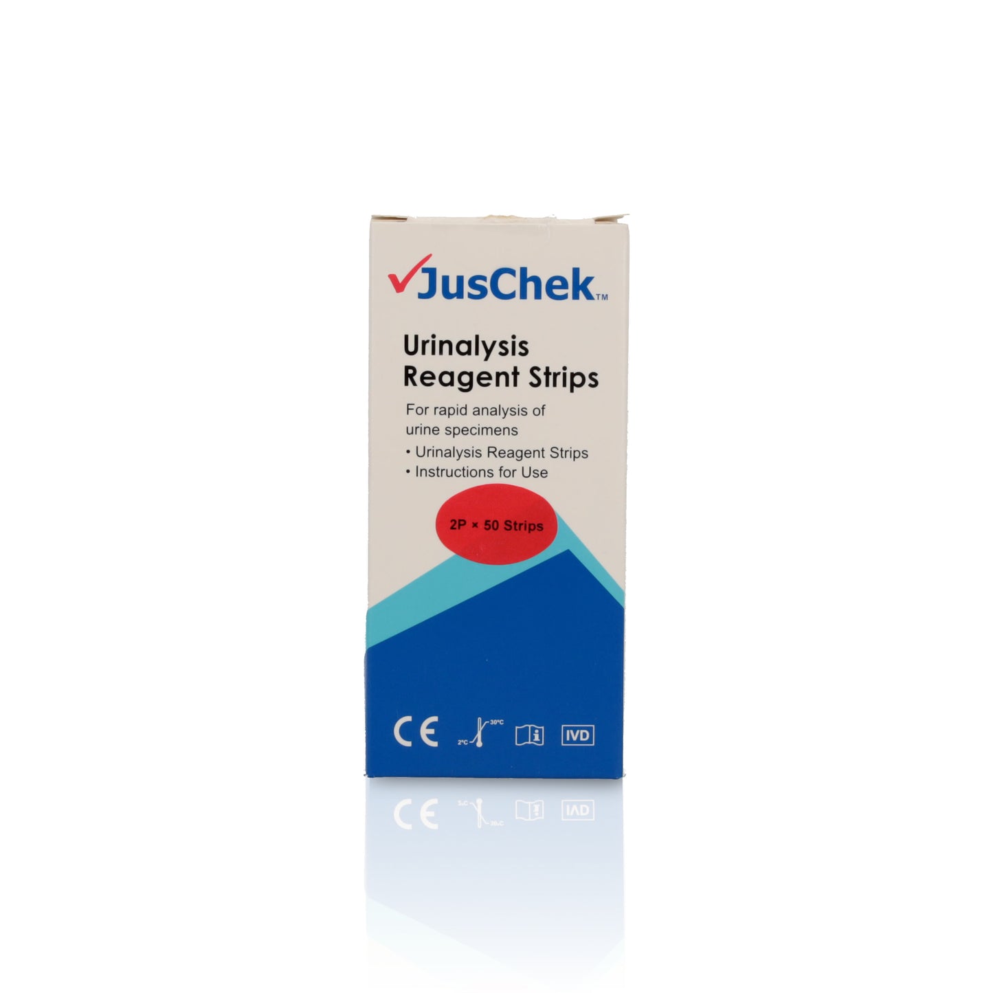 Juschek Urinalysis Strips - 2 Parameter (x50 Strips) - Carey Medical