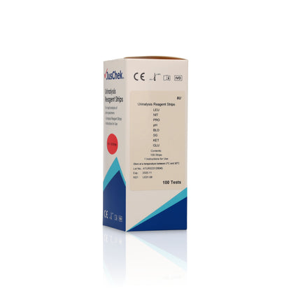 Juschek Urinalysis Strips - 8 Parameter (x100 Strips) - Carey Medical