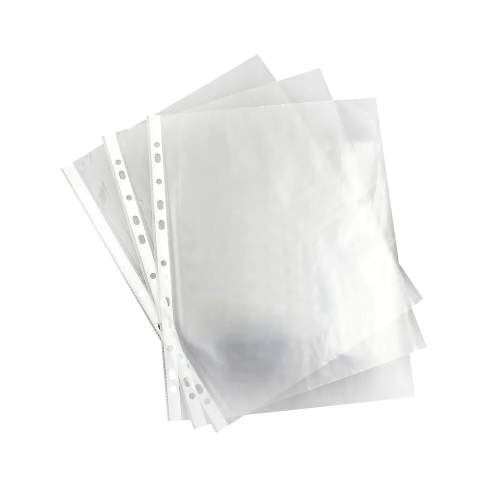 A4 Punched Clear Pocket - 35 Micron - Pack of 100 - Vow