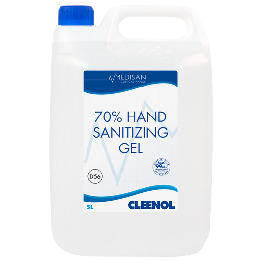 70% Alcohol Hand Sanitiser - 2x 5 Litre Bottles - 