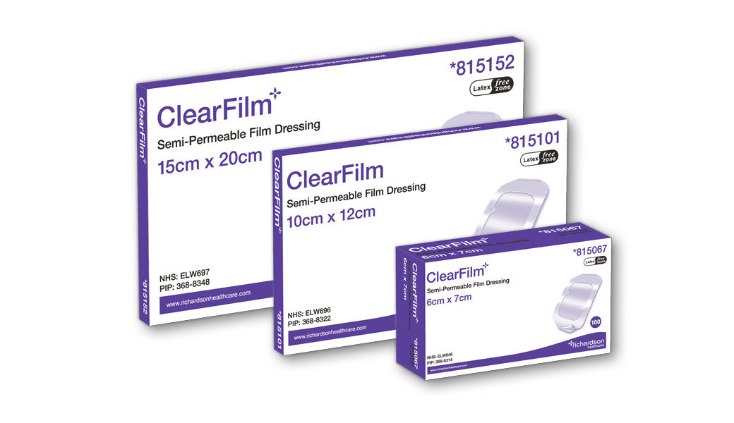 ClearFilm Semi-Permeable Film Dressing - 15cm x 20cm - Box of 10 - NHS ELW697 - Richardson Healthcare