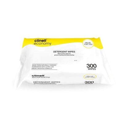 Clinell Detergent Wipes - Pack Of 300 - Clinell