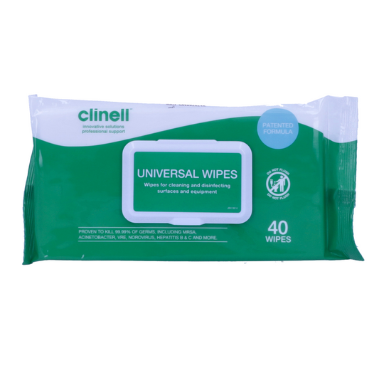 Clinell Universal Sanitising Wipes x 40