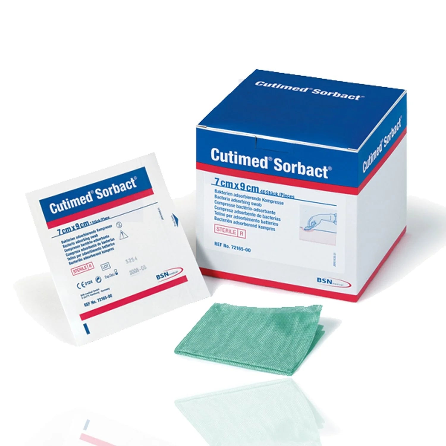 Cutimed Sorbact Swabs 4cm x 6cm Pack of 40 - BSN