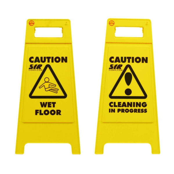 Wet Floor/Cleaning In Progress Safety Sign - Bunzl Clean