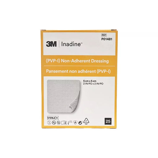 Inadine Non-Adherent Dressing 5 x 5cm - Pack of 25 - Axis Medical