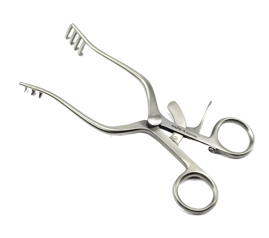 Weitlaner Wullstein Retractor - 3x4 Prongs - Sharp 13cm