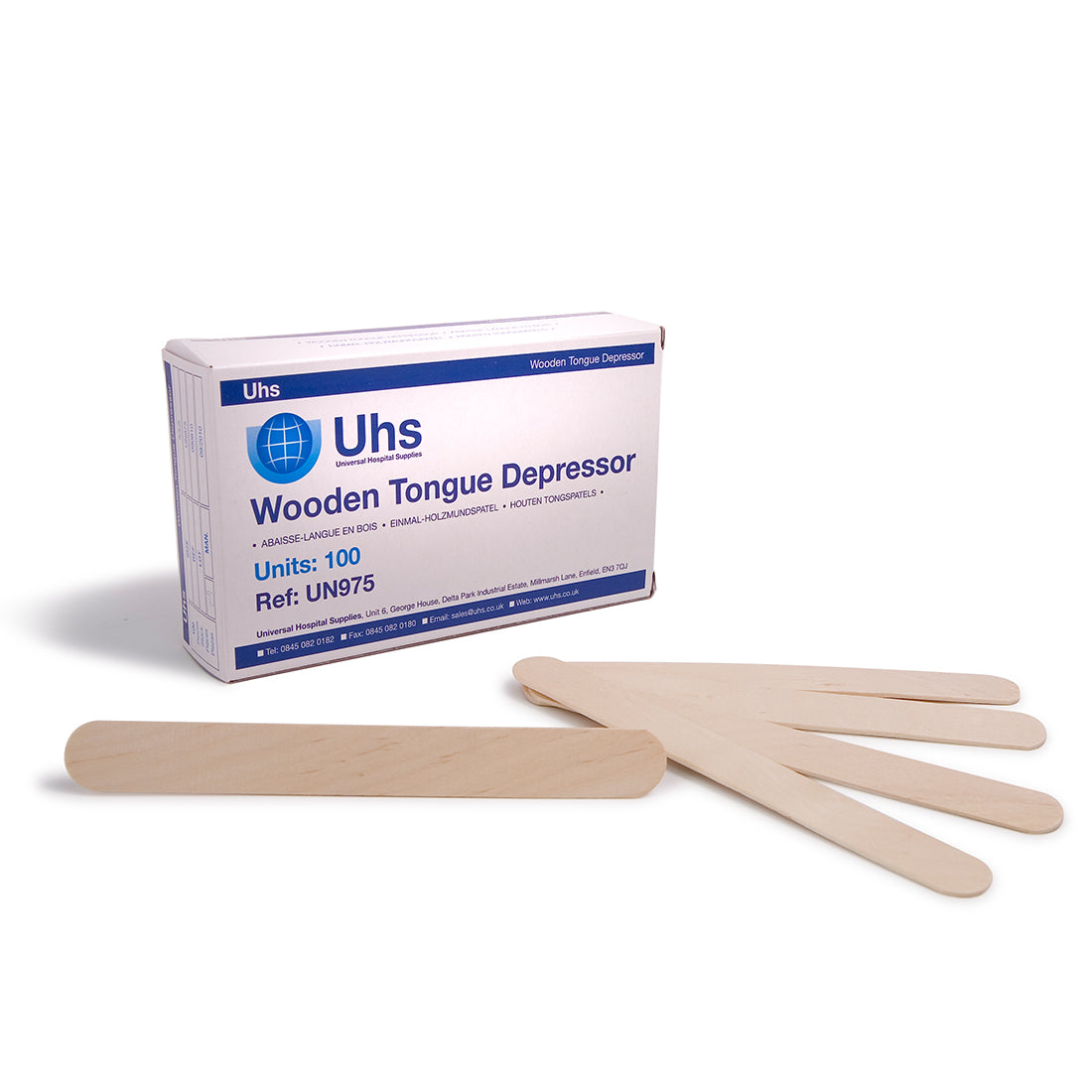 Wooden Tongue Depressor x 100 - Medisave UK