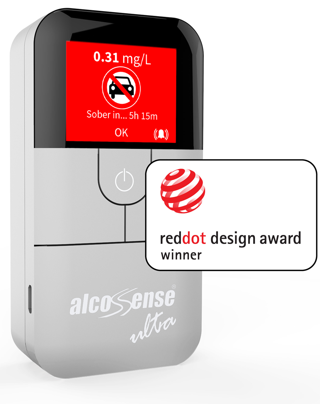 Professional Fuel Cell Breathalyser - Alcosense